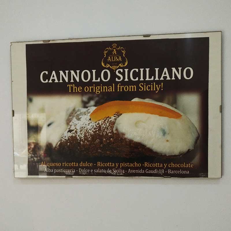 Cannolo Art in Cremeria Siciliana