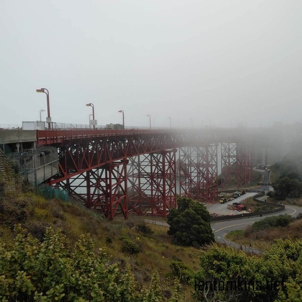 The Golden Gate Bridge on a Foggy August afternoon