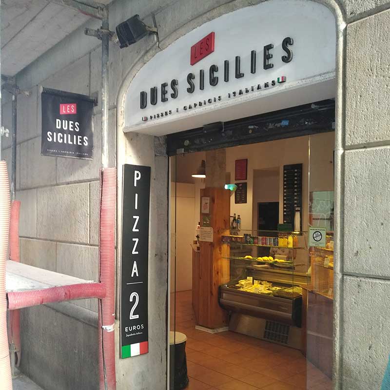 Les Dues Sicilies Exterior Barcelona