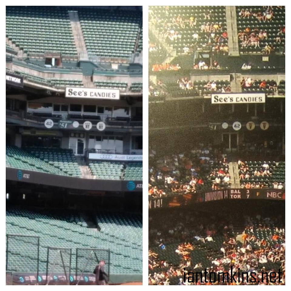 The See's Candies Sign in AT&T Park